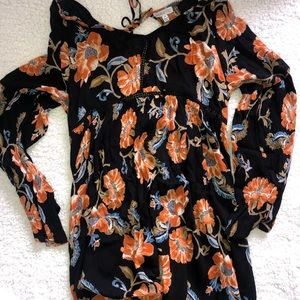 Patrons of peace boho long sleeve dress